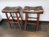 (2) BAR STOOLS