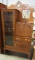 OAK VINTAGE SECRETARY/BOOKCASE
