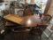 PINE TABLE, 6 CHAIRS, 2 LEAVES