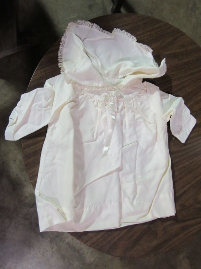 VINTAGE CHILDREN'S OR DOLL DRESS AND OVERCOAT