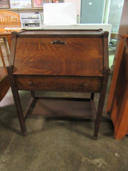 DROP FRONT SECRETARY DESK