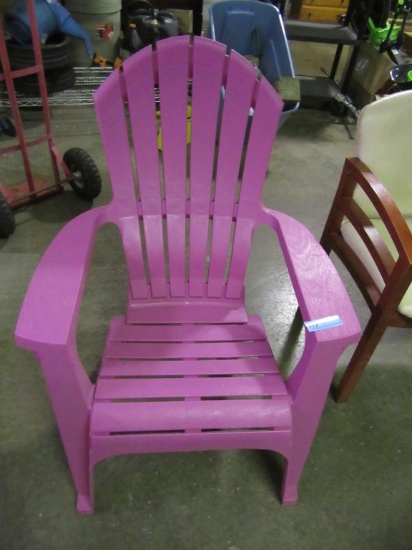 PLASTIC ADIRONDACK CHAIR