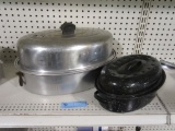 2 ROASTING PANS