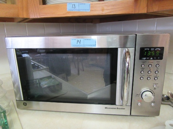 GE STAINLESS STEEL MICROWAVE BROWNER