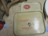 BONANZA ADVERTISING TRAY AND CINCINNATI UNIVERSITY ADVERTISING TRAY