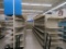 2 ROWS OF LOZIER SHELVING WITH 1 END CAP