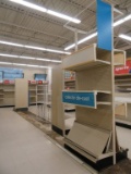 3 SMALL SECTIONS OF LOZIER SHELVING WITH BALL DISPLAY