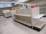 2 SECTIONS OF 4 FOOT 6 INCH LOZIER SHELVING