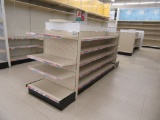 2 SECTIONS OF 4 FOOT 6 INCH LOZIER SHELVING