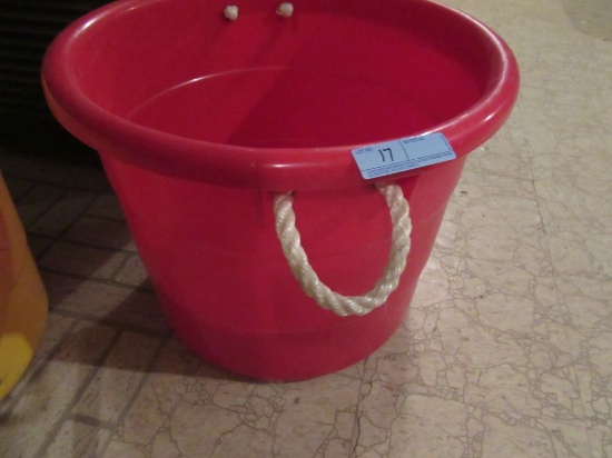 LARGE RED WASH BUCKET