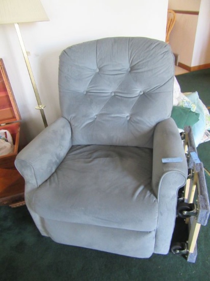 BLUE ROCKER RECLINER AND BEST HOME FURNISHINGS LIFT CHAIR