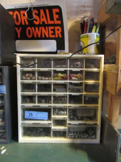 HARDWARE CABINET WITH HARDWARE