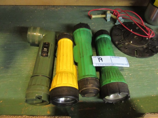 MILITARY FLASHLIGHT AND OTHER FLASHLIGHTS