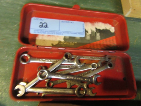 SMALL CRAFTSMAN WRENCHES WITH CASE
