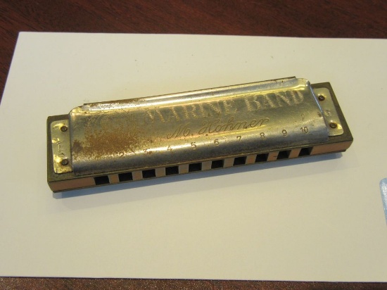 MARINE BAND HARMONICA BY M. HOHNER GERMANY