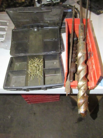 ASSORTMENT OF DRILL BITS AND HARDWARE