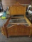 CARVED HEADBOARD PINE FULL SIZE BED