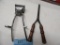 ANTIQUE HAIR CLIPPERS AND CURLING IRON