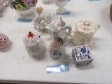 CROOKSVILLE CHINA COMPANY SUGAR. LEFTON VASE. AND OTHER COLLECTIBLE ITEMS