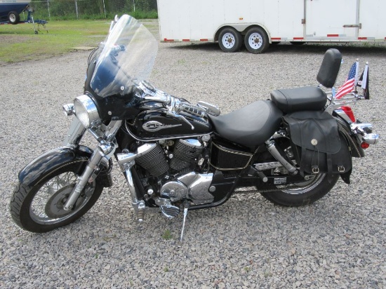 2002 HONDA SHADOW AMERICAN CLASSIC EDITION. VIN# JH2RC44JX2M012152. MILEAGE