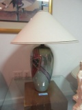 PAIR OF CONTEMPORARY STYLE LAMPS