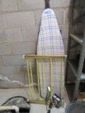 IRONING BOARD, CLOTHES RACK, AND STEAMER