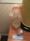 YELLOW CERAMIC LAMP, NIGHTLIGHT, GLASS CANDLE HOLDER, CURLER, AND ETC