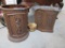 PLASTIC TRASH CANS AND CERAMIC PLANTER