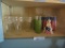 AVON BETSY ROSS FIGURINE PERFUME BOTTLE. RED WHITE AND BLUE GLASSES. COCA-C
