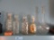 GLASS DECANTERS WITH EXTRA STOPPERS