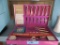 FLEURTOR STAINLESS STEEL STEAK KNIVES AND CARVING SET WITH EVERSHARP FROZEN