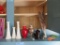 MILK GLASS VASES. SPRING BOUQUET FRAGRANCED VASE. KNICK KNACKS AND ETC