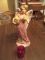 UNITED DESIGN CORPORATION PLASTIC ANGELS COLLECTION FIGURINE WITH CRANBERRY