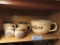 PFALTZGRAFF GRAVY, DISH, MUGS, AND SALT AND PEPPER SHAKERS