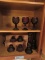 AVON CRANBERRY COLOGNE CANDLE HOLDERS AND OTHER CANDLE HOLDERS