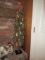 GINGERBREAD LIGHTED CHRISTMAS TREE. APPROXIMATELY 4 FOOT TALL