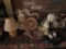 LONGABERGER HOMESTEAD BEAR. STUFFED RABBIT WALL HANGINGS AND ETC