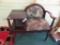 CHERRY FINISH GOSSIP BENCH