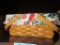 2001 LONGABERGER BASKET WITH INSERT