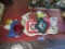 CHRISTMAS POT HOLDERS. TOWELS. CHIP TRAY AND ETC