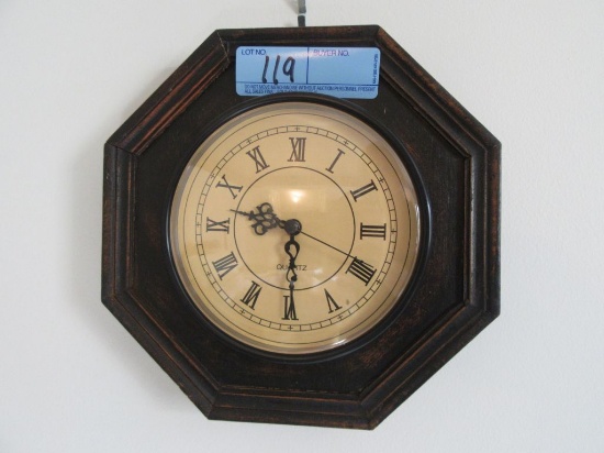 BATTERY POWERED WALL CLOCK. MADE IN CHINA