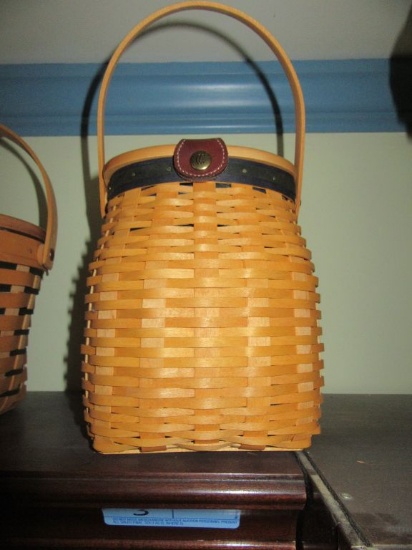 LONGABERGER COLLECTORS CLUB BASKET 5TH YEAR ANNIVERSARY