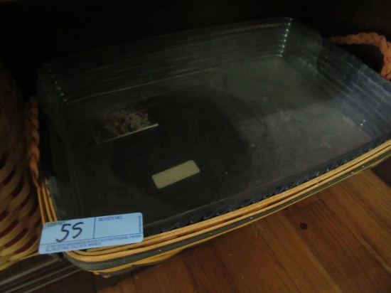 1999 LONGABERGER HOSTESS SERVICE TRAY COLLECTORS CLUB EDITION WITH INSERT