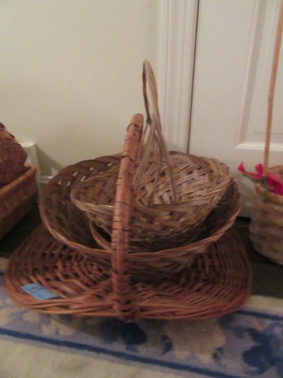 MAGAZINE BASKET AND PAPER PLATE HOLDERS