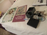 1987 12 MONTHS OF FLOWERS WALL CALENDAR. 1978 CLOTH TOWEL CALENDAR. CD HOLD