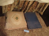 SCRAPBOOKS WITH CARDS, PICTURES, AND POSTCARDS