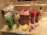 BODY WASH, TISSUES, TOILET PAPER, AND ETC