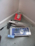 KIRBY 12-VOLT HAND SWEEPER. GARMENT STEAMER. CLOTHES SHAVER PLUS WITH BOX