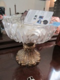 STATUE OF LIBERTY COINS, MATCHBOOKS, PINS, AND ETC WITH CANDY DISH