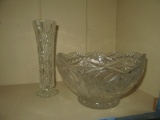 CENTERPIECE BOWL AND VASE